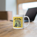 the "Community" show mug // Troy and Abed talk show mug // Fan of the Community gift mug