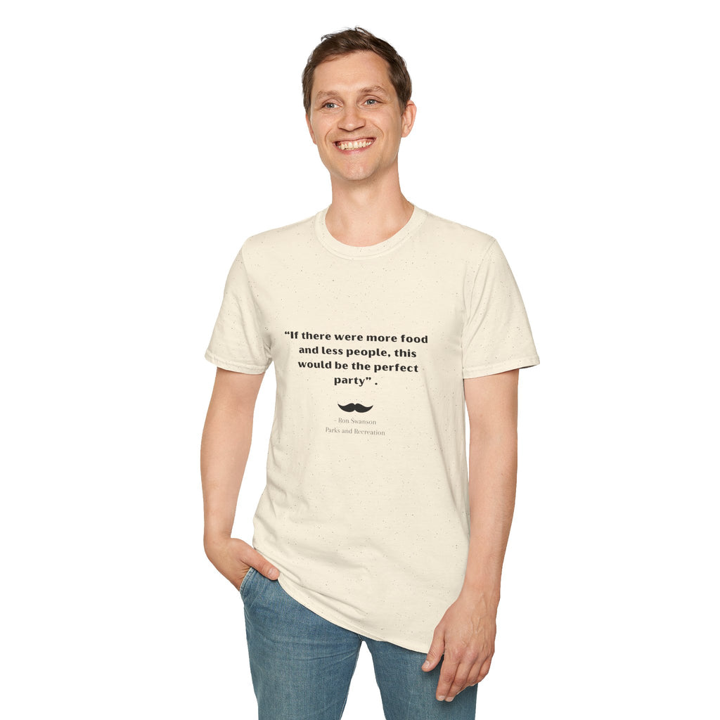Ron Swanson party quote t-shirt | PnR merch