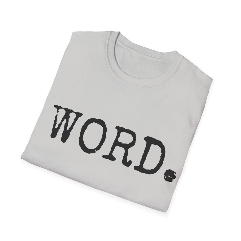 90's hip-hop slang tee, Word t-shirt, minimal old-school tee