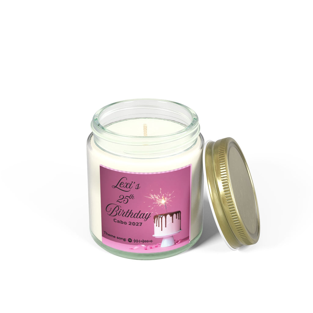 Customizable candle | Special events | Musical candle | Coconut Apricot Wax