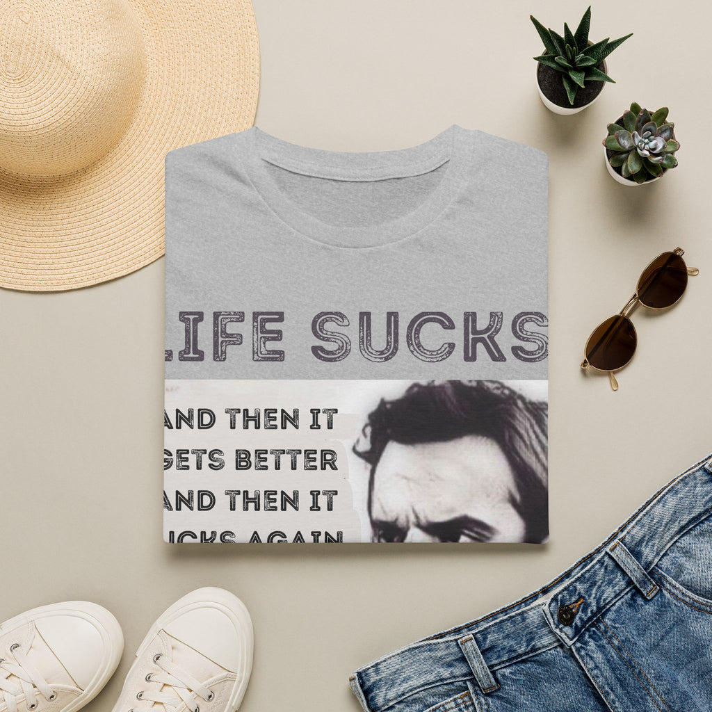 Nick Miller "Life sucks" t-shirt | New Girl fan gift
