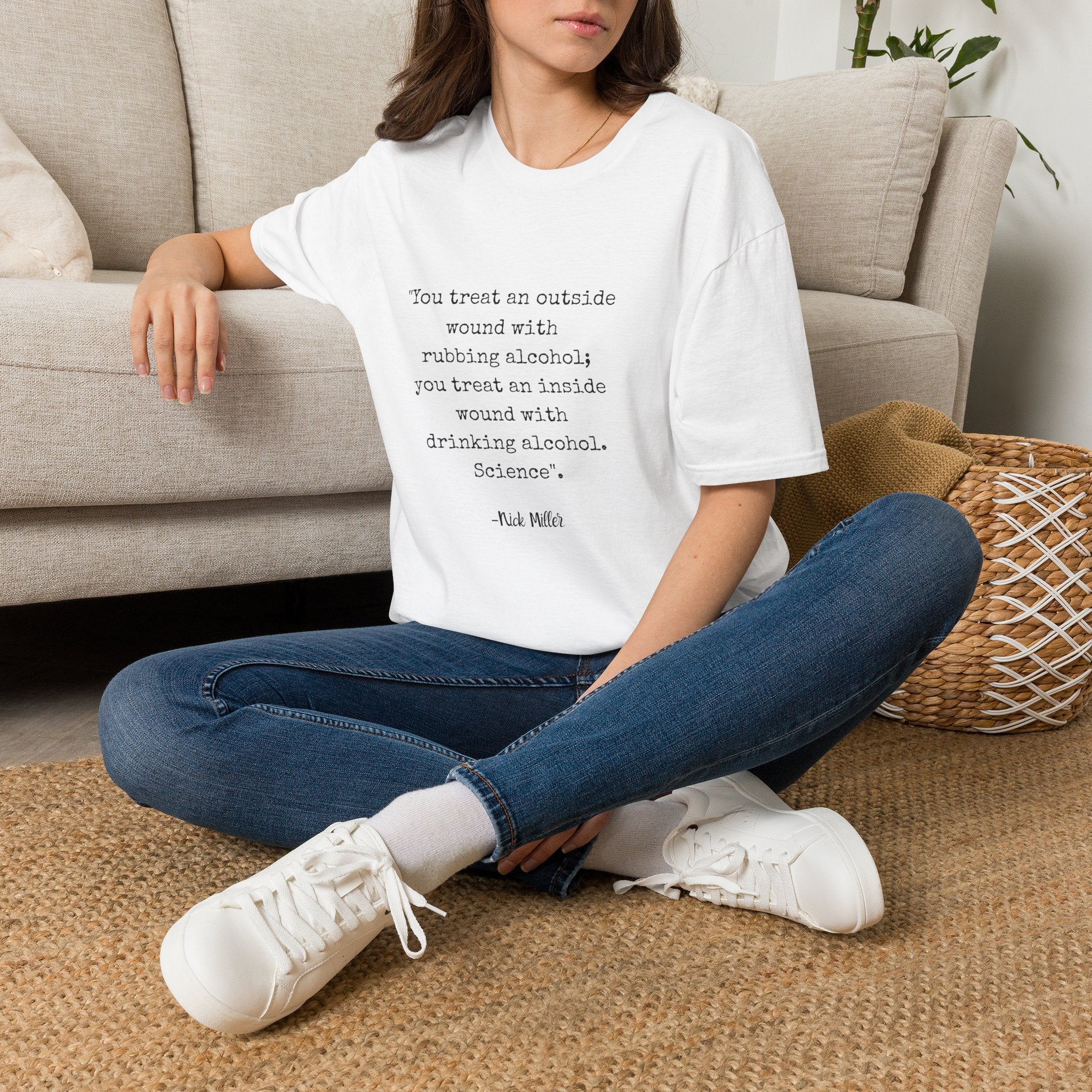 Nick Miller "Alcohol science" t-shirt | New girl show merch