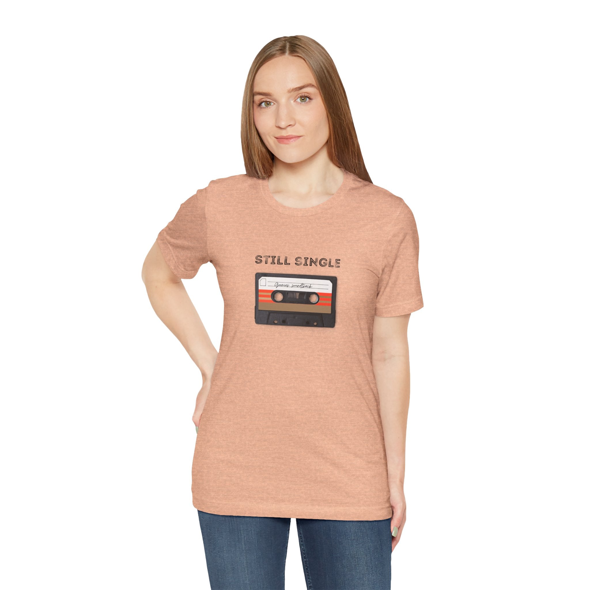 Mixed tape "Still single" quote // Cute and trendy 80's tee