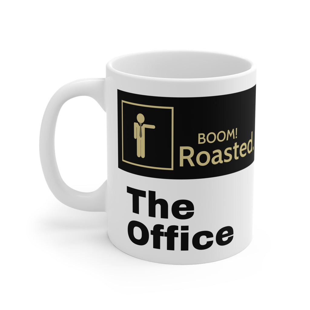 Mug — "Boom! Roasted." The Office Quote Coffee Mug