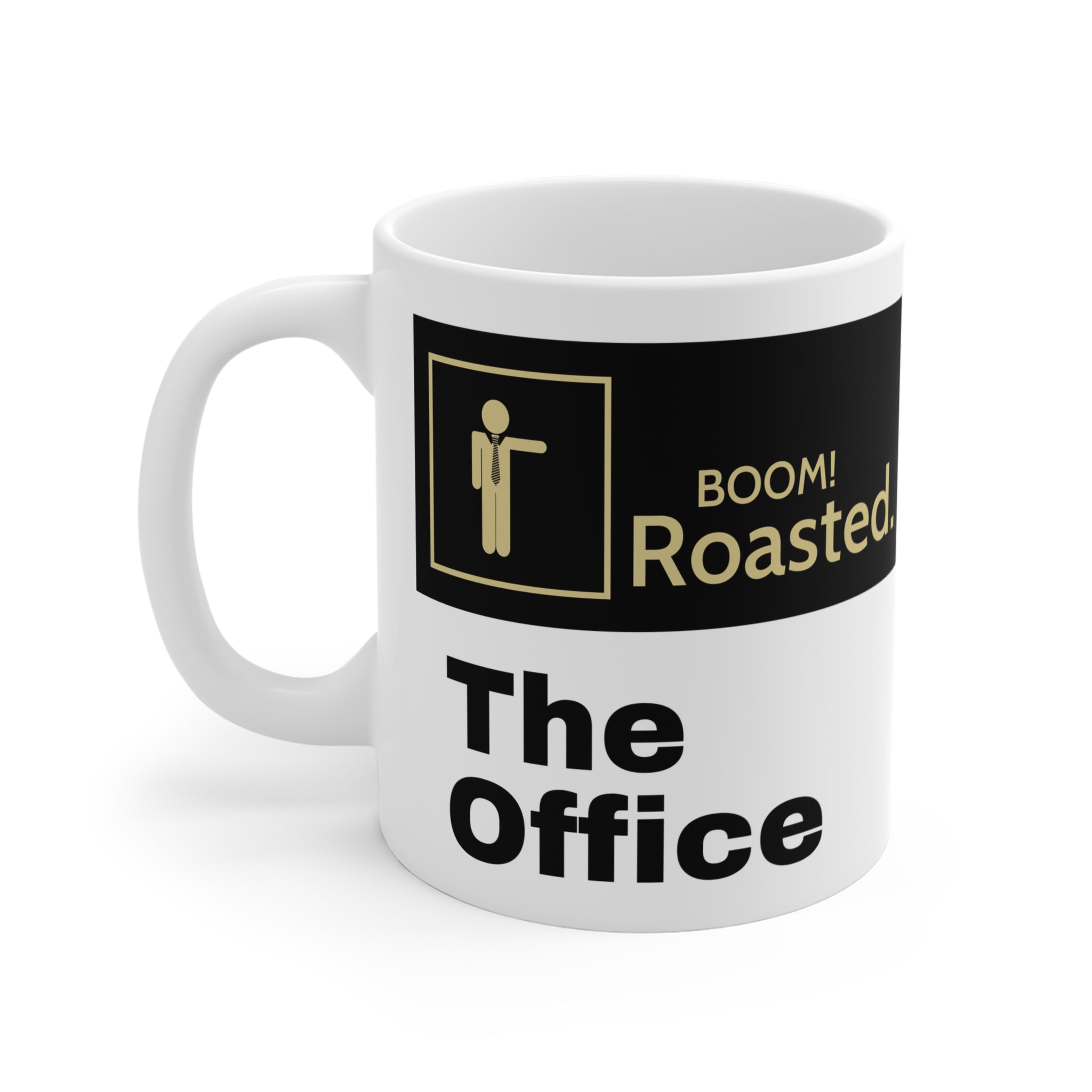 Mug — "Boom! Roasted." The Office Quote Coffee Mug