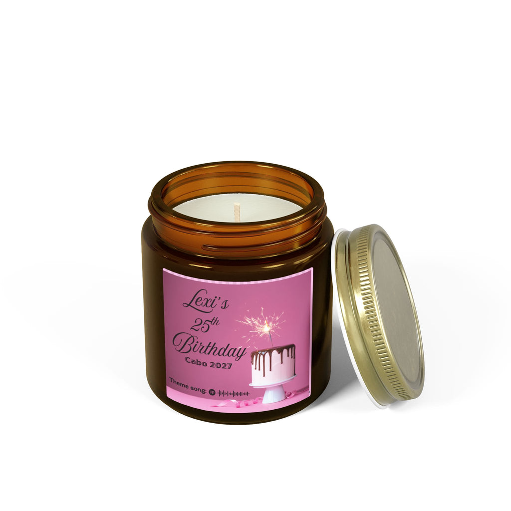 Customizable candle | Special events | Musical candle | Coconut Apricot Wax