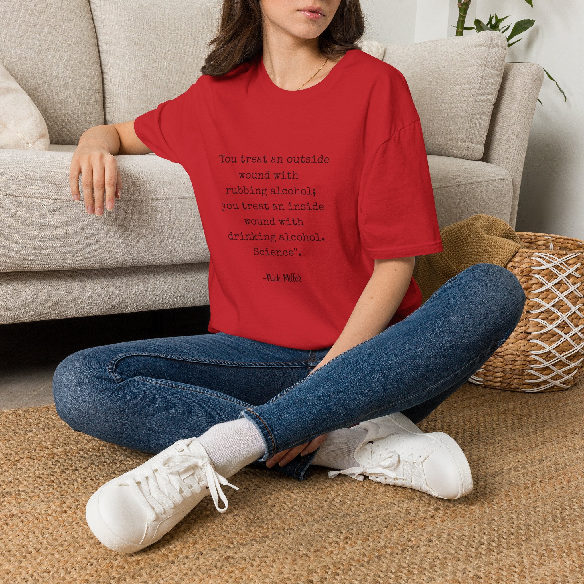 Nick Miller "Alcohol science" t-shirt | New girl show merch