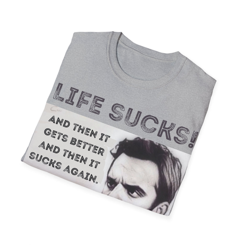 Nick Miller "Life sucks" t-shirt | New Girl fan gift