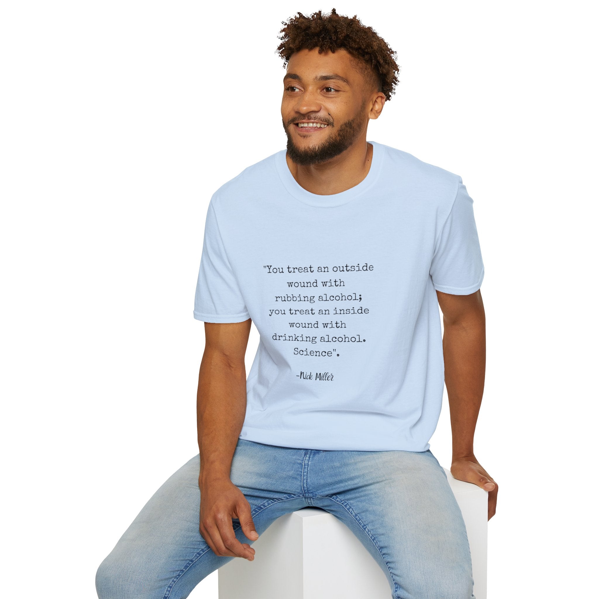 Nick Miller "Alcohol science" t-shirt | New girl show merch