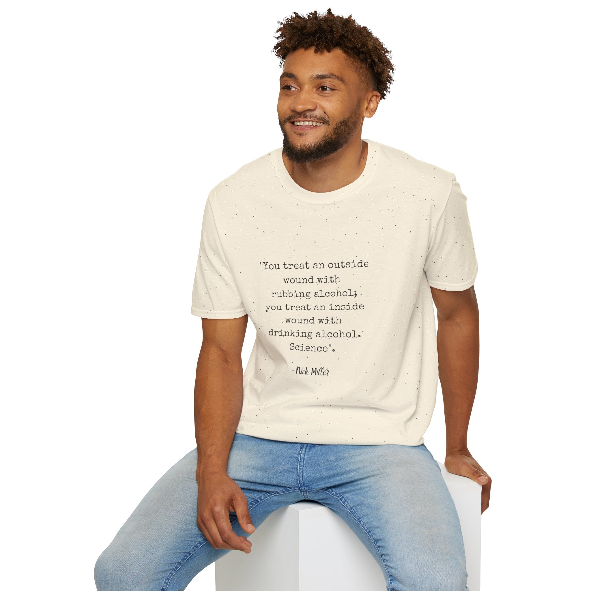 Nick Miller "Alcohol science" t-shirt | New girl show merch